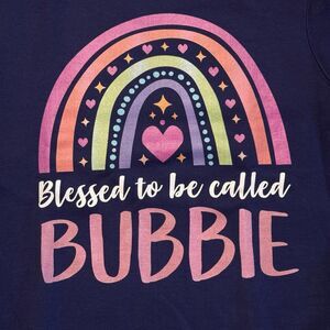 Blessed to Be Called Bubbie NWT Blue Sweatshirt Size Medium